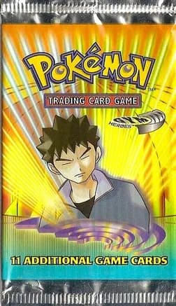 Gym Heroes Booster Pack [Unlimited Edition] — sealed Pokémon TCG product
