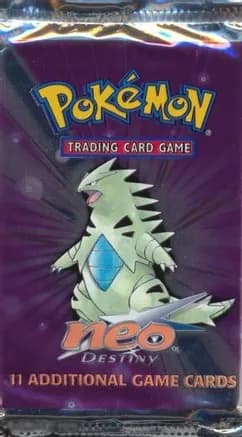 Neo Destiny Booster Pack [Unlimited Edition] — sealed Pokémon TCG product