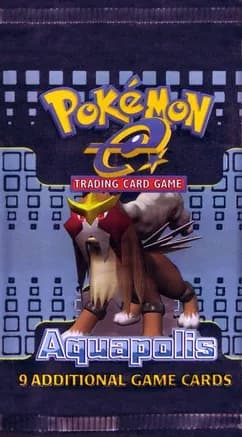 Aquapolis Booster Pack — sealed Pokémon TCG product