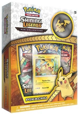 Shining Legends Pin Collection: Pikachu — sealed Pokémon TCG product