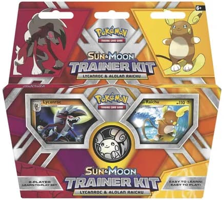 Sun & Moon Trainer Kit: Lycanroc & Alolan Raichu — sealed Pokémon TCG product