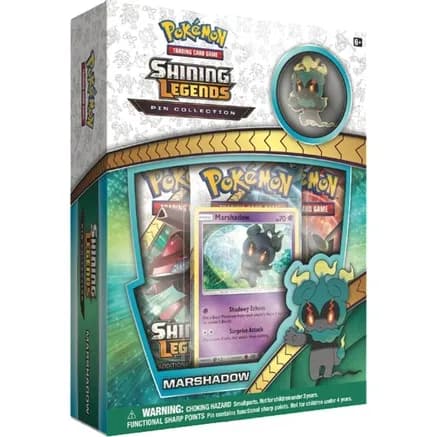 Shining Legends Pin Collection: Marshadow — sealed Pokémon TCG product