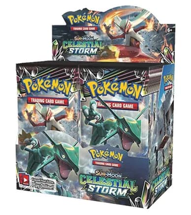 Celestial Storm Booster Box — sealed Pokémon TCG product