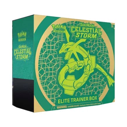 Celestial Storm Elite Trainer Box — sealed Pokémon TCG product