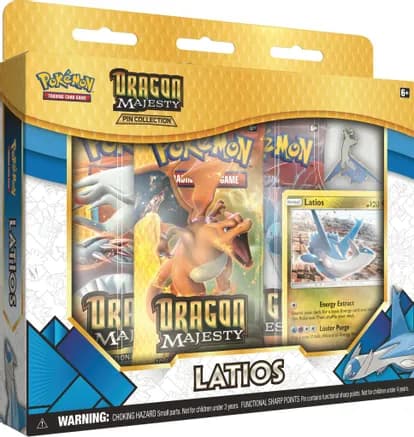 Dragon Majesty Pin Collection [Latios] — sealed Pokémon TCG product