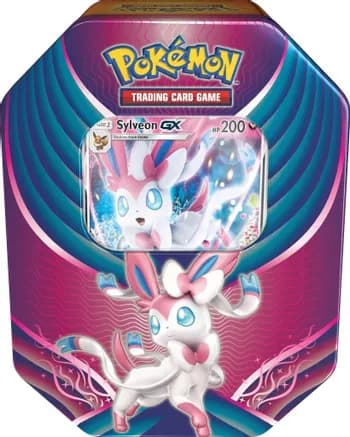 Evolution Celebration Tin [Sylveon GX] — sealed Pokémon TCG product
