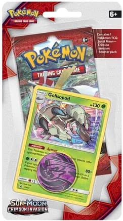 Crimson Invasion Single Pack Blister [Golisopod] — sealed Pokémon TCG product