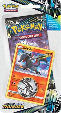 Lost Thunder Single Pack Blister [Salandit] — sealed Pokémon TCG product