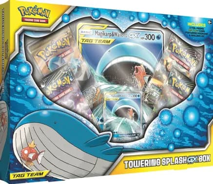 Towering Splash GX Box — sealed Pokémon TCG product
