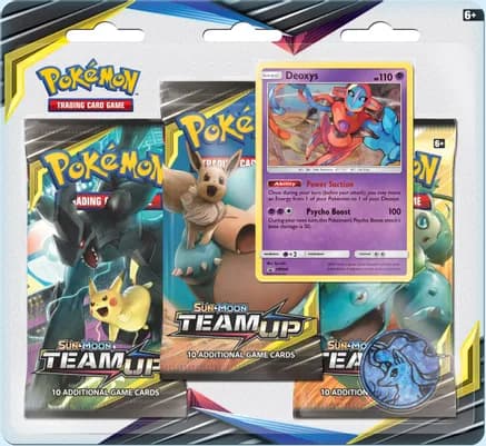 Team Up 3 Pack Blister [Deoxys] — sealed Pokémon TCG product