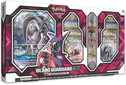 Island Guardians GX Premium Pin Collection — sealed Pokémon TCG product