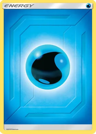 Water Energy (2019 Unnumbered) — sealed Pokémon TCG product