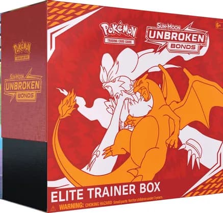 Unbroken Bonds Elite Trainer Box — sealed Pokémon TCG product