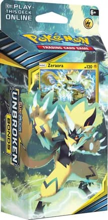 Unbroken Bonds Lightning Loop Theme Deck - [Zeraora] — sealed Pokémon TCG product
