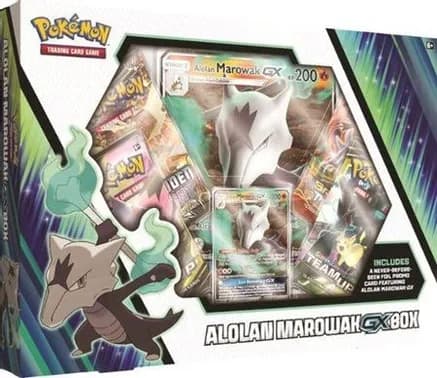Alolan Marowak GX Box — sealed Pokémon TCG product