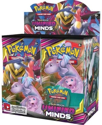 Unified Minds Booster Box — sealed Pokémon TCG product