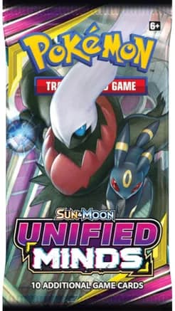 Unified Minds Booster Pack — sealed Pokémon TCG product