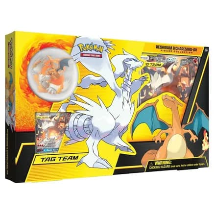 Reshiram & Charizard GX Figure Collection — sealed Pokémon TCG product