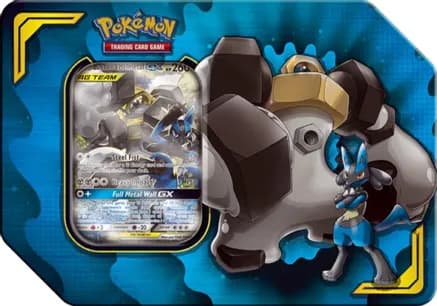 Power Partnership Tin [Lucario & Melmetal GX] — sealed Pokémon TCG product