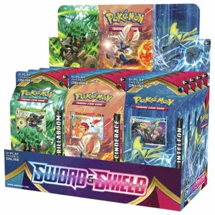 Sword & Shield Theme Deck Display — sealed Pokémon TCG product