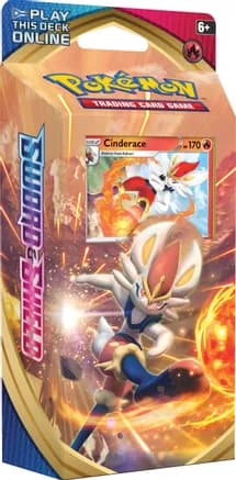 Sword & Shield Theme Deck [Cinderace] — sealed Pokémon TCG product