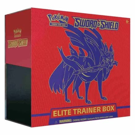 Sword & Shield Elite Trainer Box [Zacian] — sealed Pokémon TCG product