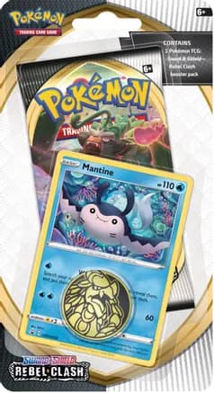 Rebel Clash Single Pack Blister [Mantine] — sealed Pokémon TCG product