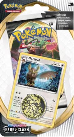Rebel Clash Single Pack Blister [Noctowl] — sealed Pokémon TCG product