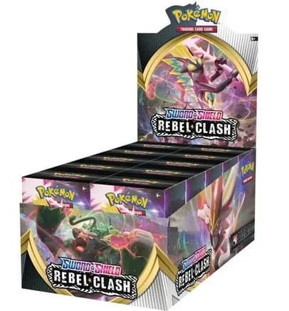 Rebel Clash Build & Battle Display — sealed Pokémon TCG product
