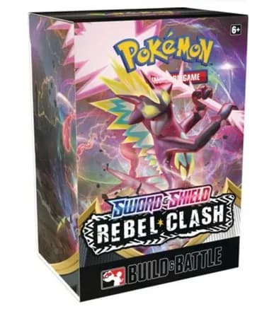 Rebel Clash Build & Battle Box — sealed Pokémon TCG product