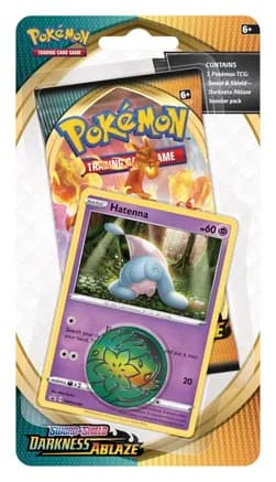 Darkness Ablaze Single Pack Blister [Hatenna] — sealed Pokémon TCG product