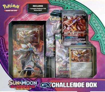 Solgaleo GX Challenge Box — sealed Pokémon TCG product
