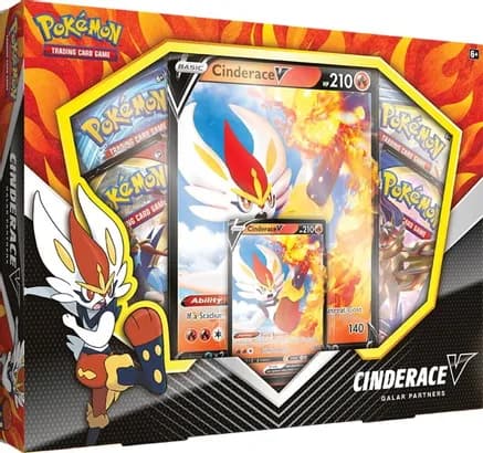 Galar Partners Box [Cinderace V] — sealed Pokémon TCG product