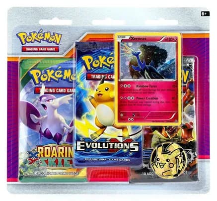 XY 3 Pack Blister [Xerneas] — sealed Pokémon TCG product