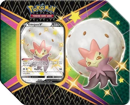 Shining Fates V Tin [Eldegoss V] — sealed Pokémon TCG product
