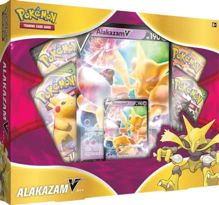 Alakazam V Box — sealed Pokémon TCG product