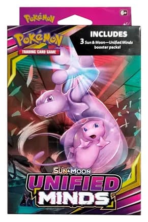 Unified Minds 3 Pack Hanger Box — sealed Pokémon TCG product