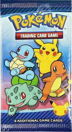 McDonald's 25th Anniversary Booster Pack — sealed Pokémon TCG product