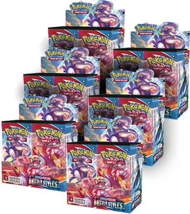 Battle Styles Booster Box Case — sealed Pokémon TCG product