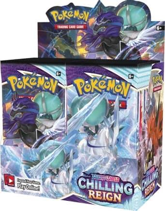 Chilling Reign Booster Box — sealed Pokémon TCG product