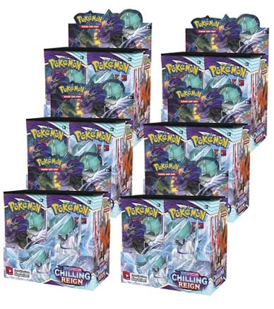Chilling Reign Booster Box Case — sealed Pokémon TCG product
