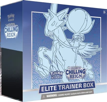 Chilling Reign Elite Trainer Box [Ice Rider Calyrex] — sealed Pokémon TCG product
