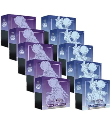 Chilling Reign Elite Trainer Box Case — sealed Pokémon TCG product