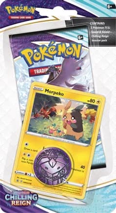 Chilling Reign Single Pack Blister [Morpeko] — sealed Pokémon TCG product