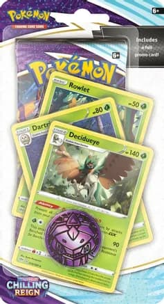 Chilling Reign Premium Checklane Blister [Decidueye] — sealed Pokémon TCG product