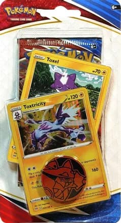 Battle Styles Premium Checklane Blister [Toxtricity] — sealed Pokémon TCG product