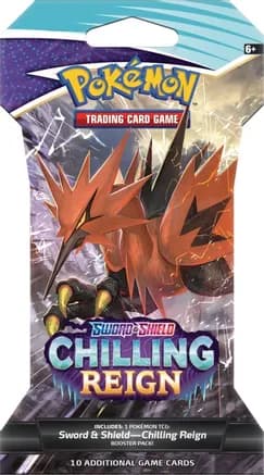 Chilling Reign Sleeved Booster Pack — sealed Pokémon TCG product
