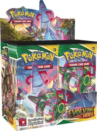 Evolving Skies Booster Box — sealed Pokémon TCG product