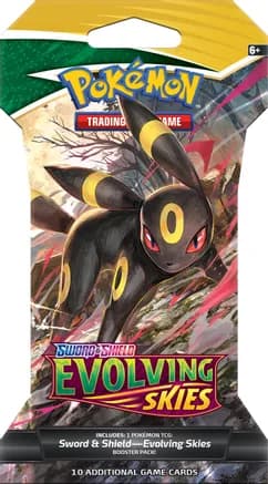 Evolving Skies Sleeved Booster Pack — sealed Pokémon TCG product