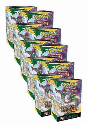 Evolving Skies Build & Battle Box Display — sealed Pokémon TCG product
